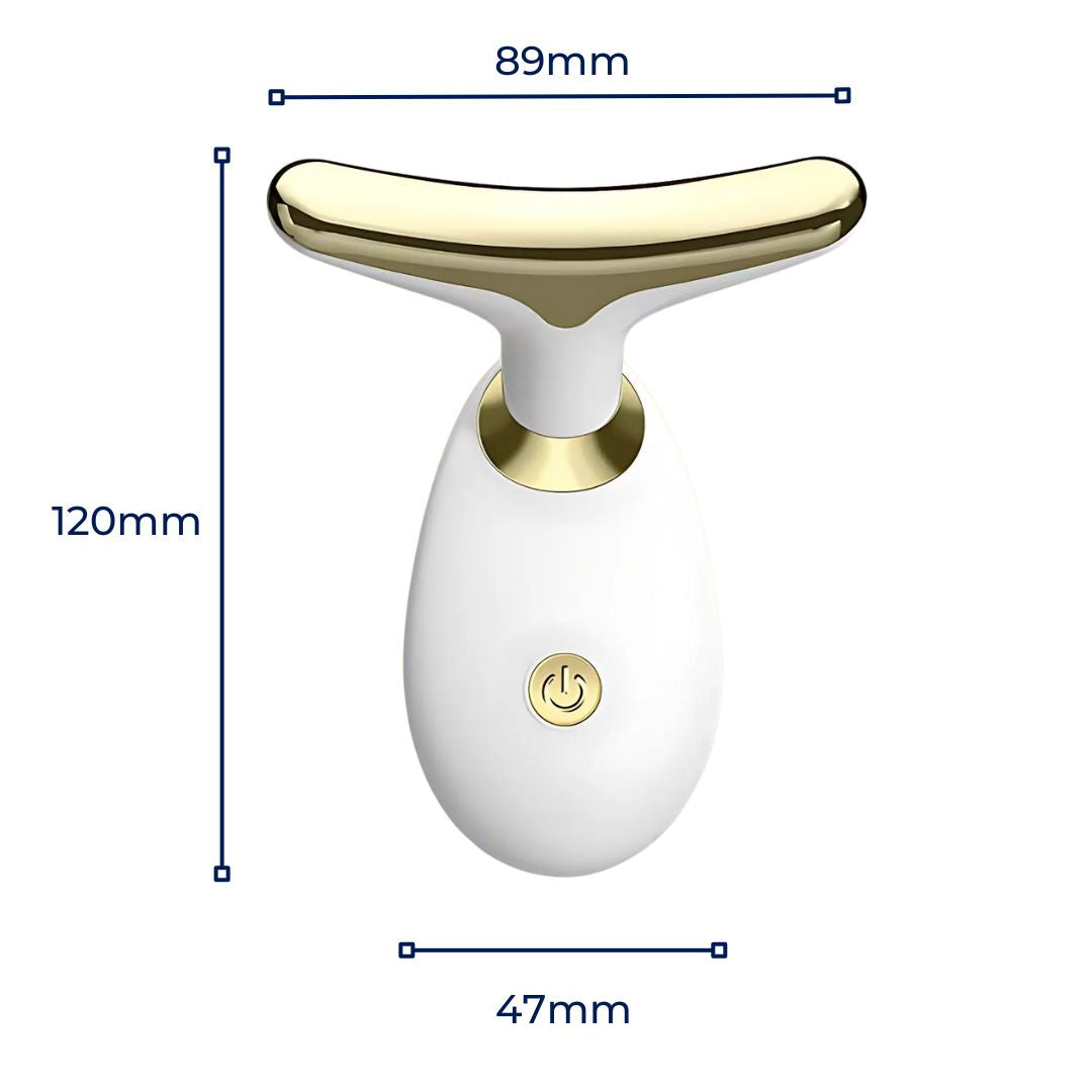 LumiLift Exklusiv | EMS Gesichtsformer – Mikrostrom Hautstraffung – Anti-Aging Gerät – Doppelkinn Reduktion & Falten Glättung