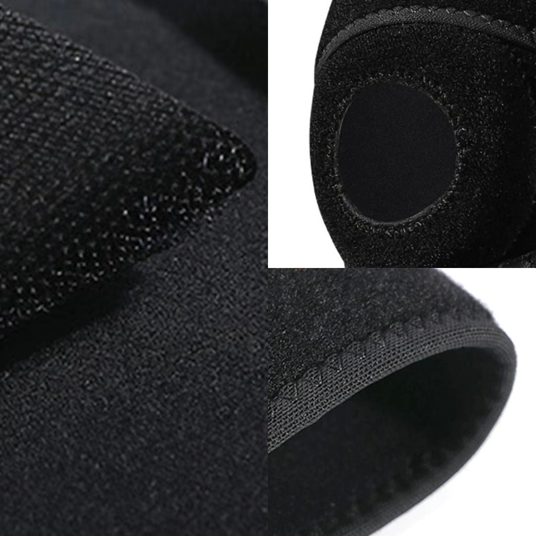 FlexiKnee Exklusiv Verstellbare Kniebandage | Anpassbare Unterstützung mit Dämpfung – Zur Verletzungsprävention und Komfort während Aktivitäten