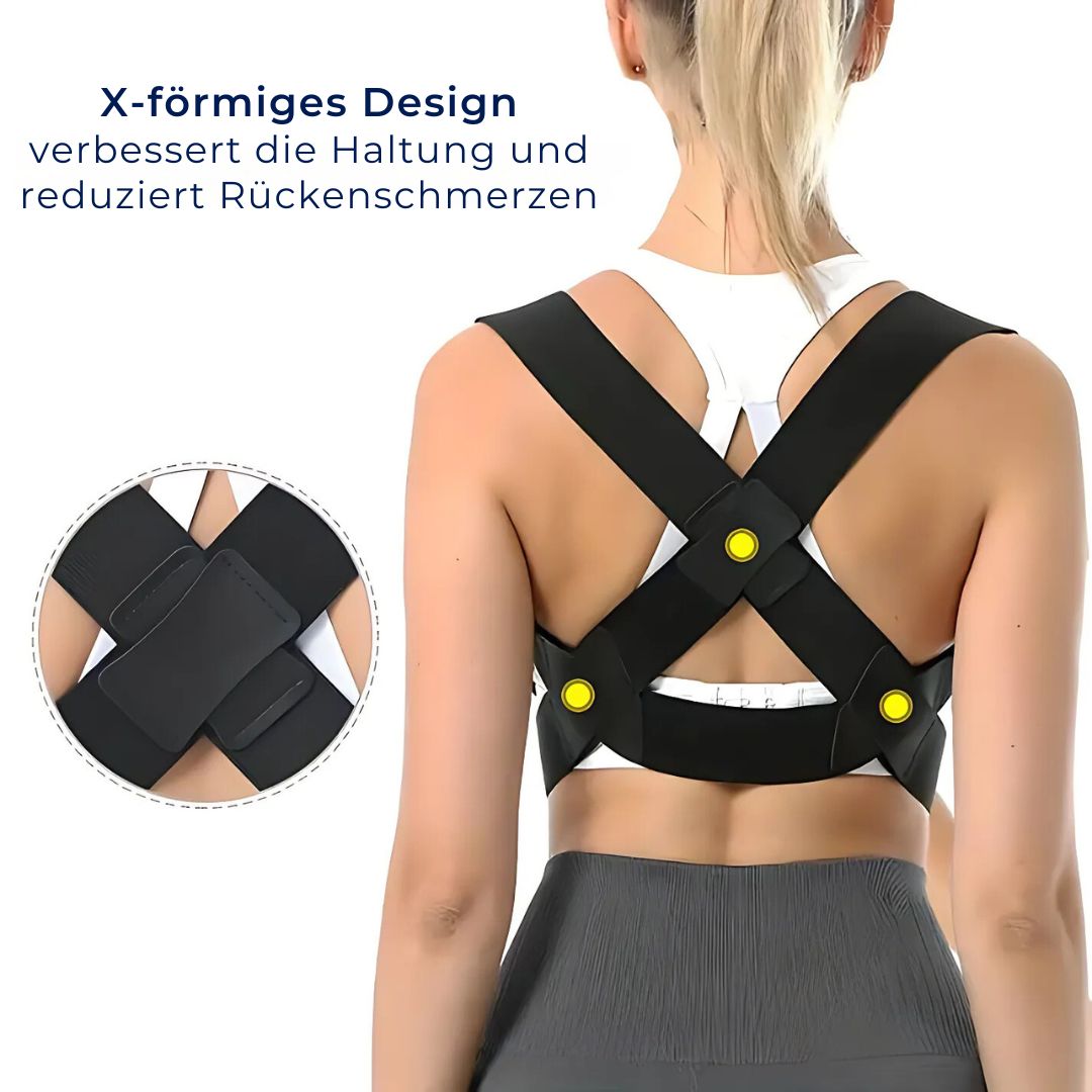 SpineAlign Exklusiv Haltungskorrektor | Verstellbare Stütze für Rücken & Schultern – Lindert Schmerzen & verbessert die Haltung