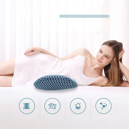 ComfortWave Exklusiv Lendenwirbelstützkissen | Gegen Rückenschmerzen – Ergonomisches Design für Büro, Zuhause und Auto