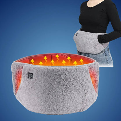 ThermaLind Exklusiv | Elektrischer Heizgürtel – Verstellbare Wärme – Tragbar – Schmerztherapie für Bauch & Lenden – Zuhause & Büro