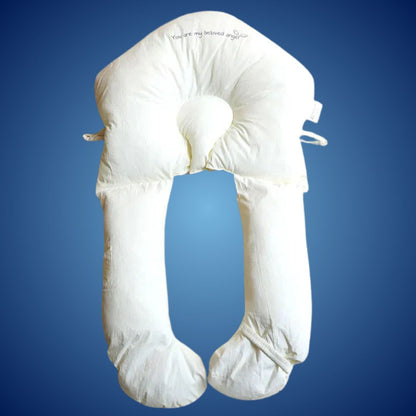 ReinNest Exklusiv - Antibakterielles hypoallergenes Schmusekissen - für Kleinkinder - Weich, Atmungsaktiv, Waschbar, Stützend - Erholsamer Schlaf