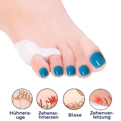 ToeGuard Exklusiv Orthopädische Zehenspreizer | Bunionette-Korrektor für kleinen Zeh, Hallux Valgus, Hammerzehen & Zehenausrichtung