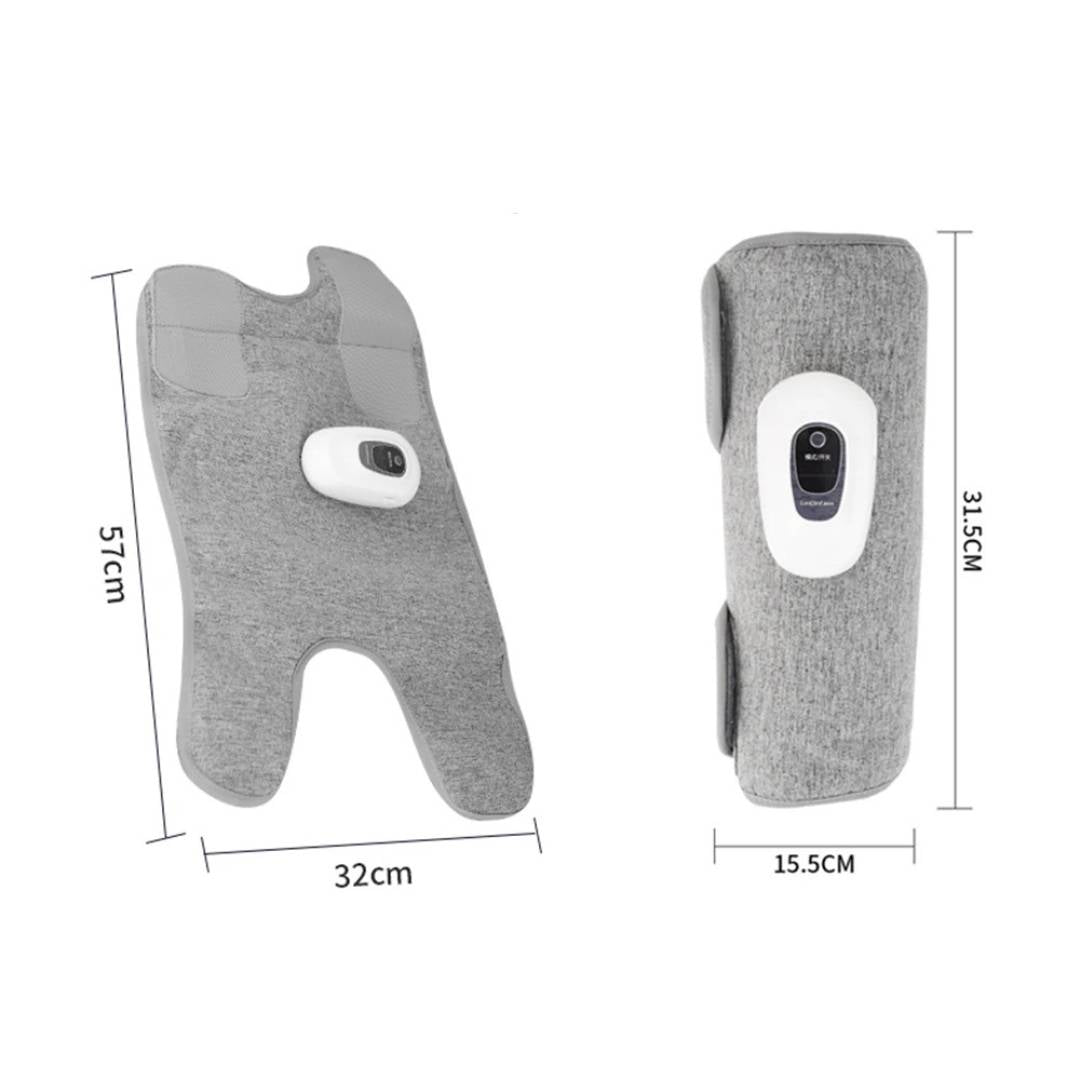 LegRevive Exklusiv | 3-in-1 Massagegerät - Schmerzlindernde und revitalisierte Beine - Wärme Luftkompression - Tiefenkneten für Durchblutung & Erholung