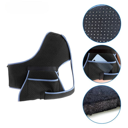 OrthoSecure Exklusiv | Schulterbandage – Verstellbare Unterstützung – Erholung nach OP – Schmerzlinderung – Stabilisierung bei Verletzungen