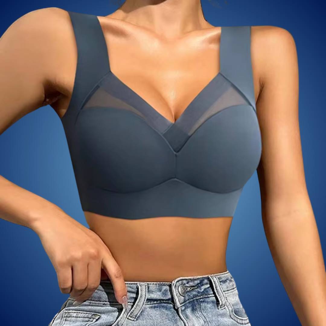 LuxeHalt Exklusiv Nahtloser Trägerloser BH – Ultradünn, Elastisch, Push-Up-Effekt, Unsichtbarer Halt Für Dekolleté, Rückenfrei & Alltagstauglich