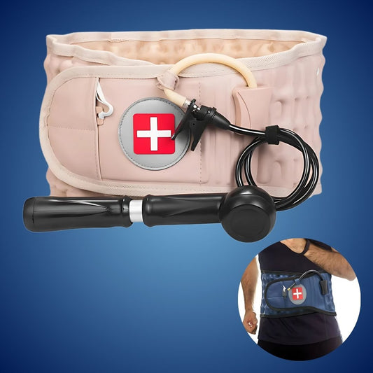 WirbelFit Exklusiv | Lendengurt mit Lufttraktion – Rückenstütze für Schmerzlinderung & Haltungskorrektur