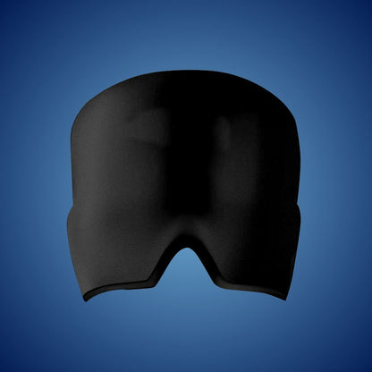 MigraSoothe Exklusiv Gelhaube – Sofortige Linderung bei Kopfschmerzen & Migräne | Kühlender Komfort – Drucktherapie – Lichtabschirmung