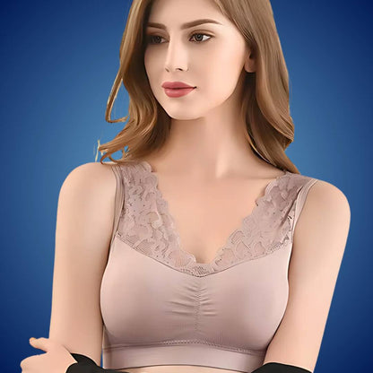 LiftEase Exklusiv | Bequeme BH - Gegen Hängende Brüste - Kabellos - Stützendes Design - Weich - Atmungsaktiv - Bequem Reizwäsche Unterwäsche