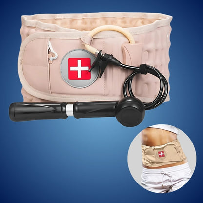 WirbelFit Exklusiv | Lendengurt mit Lufttraktion – Rückenstütze für Schmerzlinderung & Haltungskorrektur