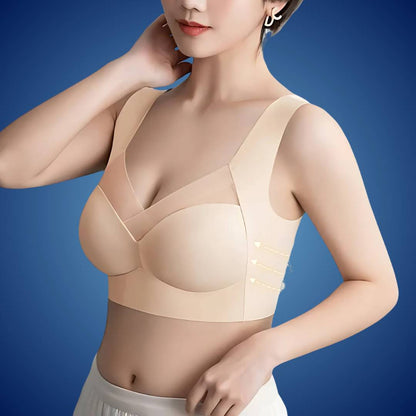 LuxeHalt Exklusiv Nahtloser Trägerloser BH – Ultradünn, Elastisch, Push-Up-Effekt, Unsichtbarer Halt Für Dekolleté, Rückenfrei & Alltagstauglich