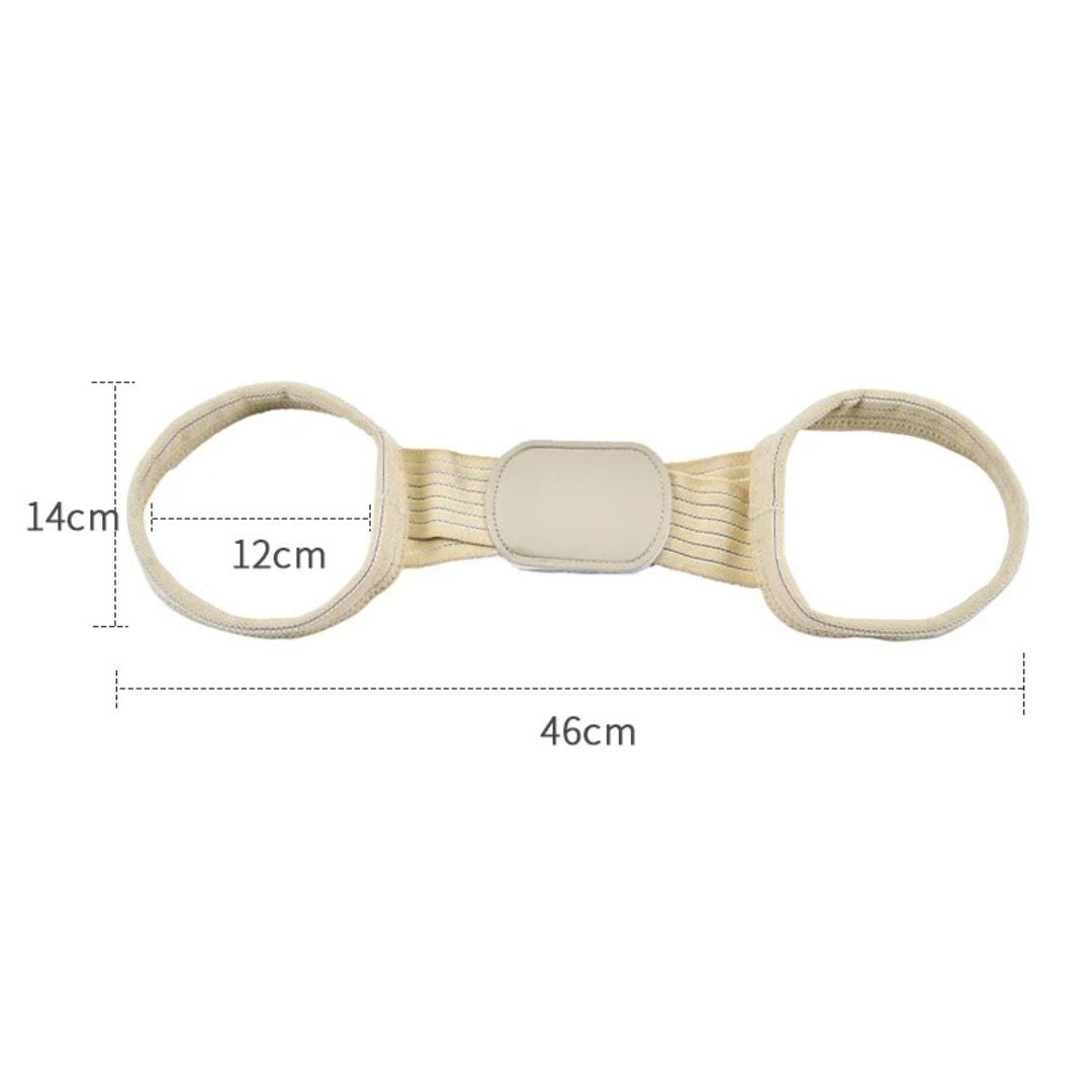 PostureAlign Exklusiv | Haltungskorrektur – Verstellbare Schulterstütze – Schmerzlinderung – Wirbelsäulenausrichtung – Rückenstütze