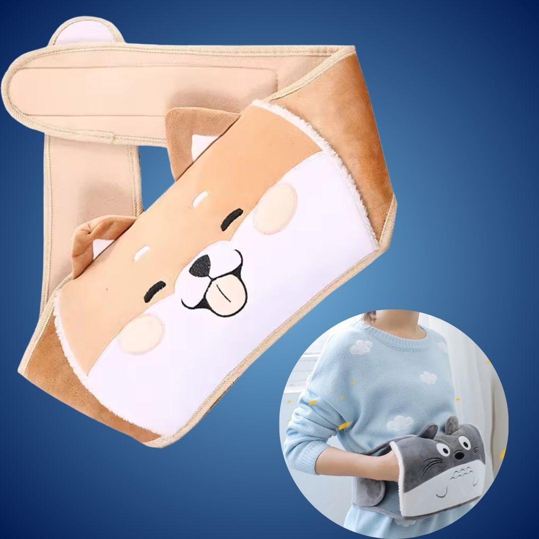 ThermoGürtel Exklusiv | Wärmflaschen Gürtel - Handsfree Heizkissen - Rückenschmerzen - Menstruationskrämpfe - Muskelentspannung - Tragbar, Verstellbar