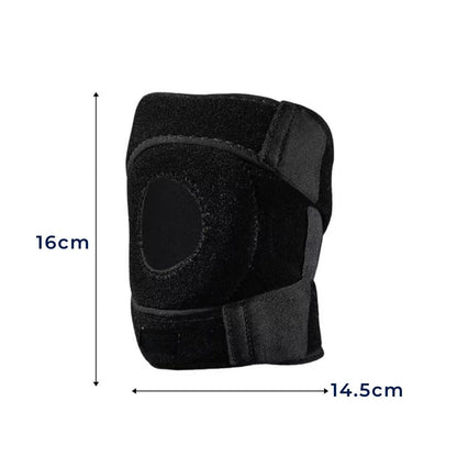 FlexiKnee Exklusiv Verstellbare Kniebandage | Anpassbare Unterstützung mit Dämpfung – Zur Verletzungsprävention und Komfort während Aktivitäten