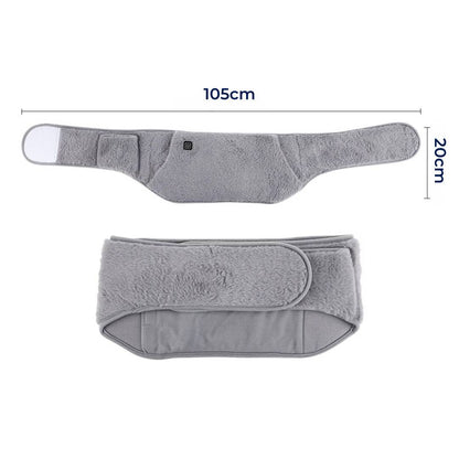 ThermaLind Exklusiv | Elektrischer Heizgürtel – Verstellbare Wärme – Tragbar – Schmerztherapie für Bauch & Lenden – Zuhause & Büro