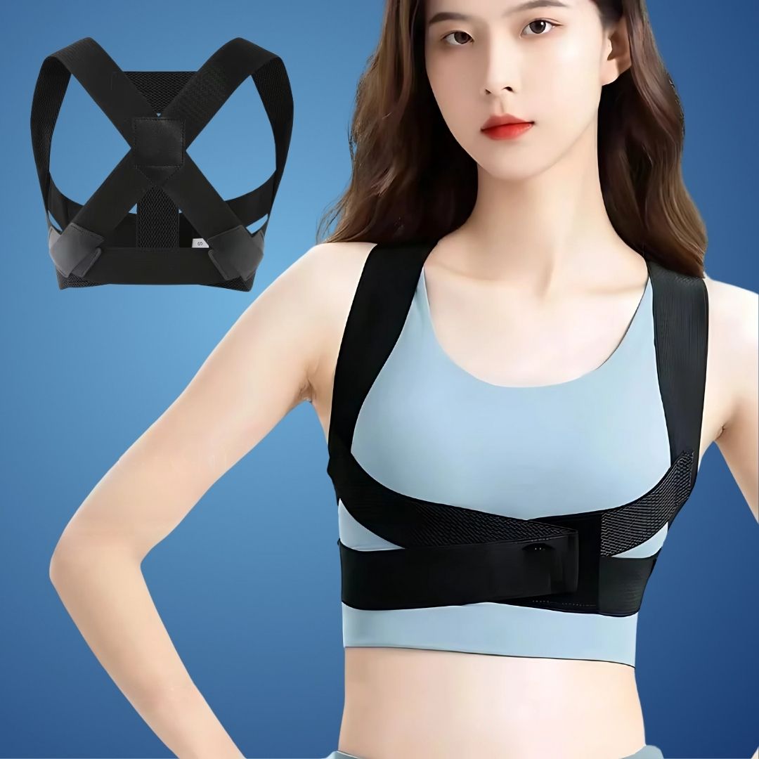 SpineAlign Exklusiv Haltungskorrektor | Verstellbare Stütze für Rücken & Schultern – Lindert Schmerzen & verbessert die Haltung