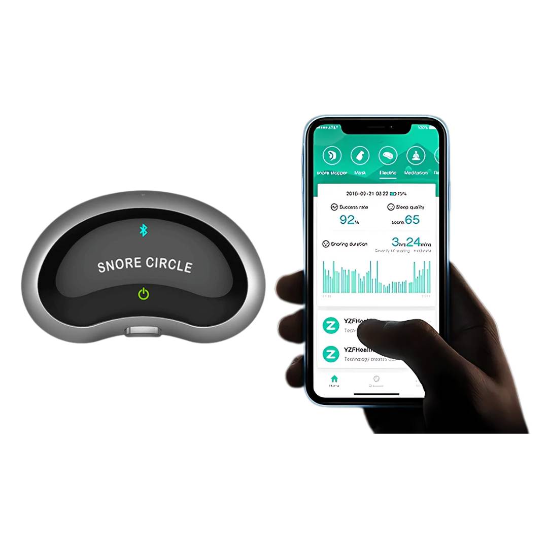 SilentLuft Exklusiv | Anti-Schnarch-Gerät – Besser schlafen – Schnarchsensor – Muskelstimulation – USB-ladbar – Komfortabel & tragbar