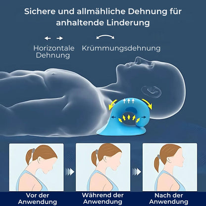 NeckAlign Exklusiv Chiropraktisches Nackenkissen | Nackenstrecker zur Schmerzlinderung, Haltungsverbesserung und besserem Schlaf