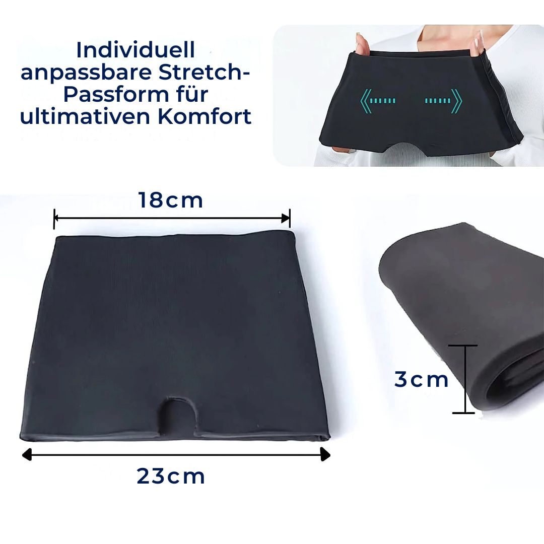 MigraSoothe Exklusiv Gelhaube – Sofortige Linderung bei Kopfschmerzen & Migräne | Kühlender Komfort – Drucktherapie – Lichtabschirmung