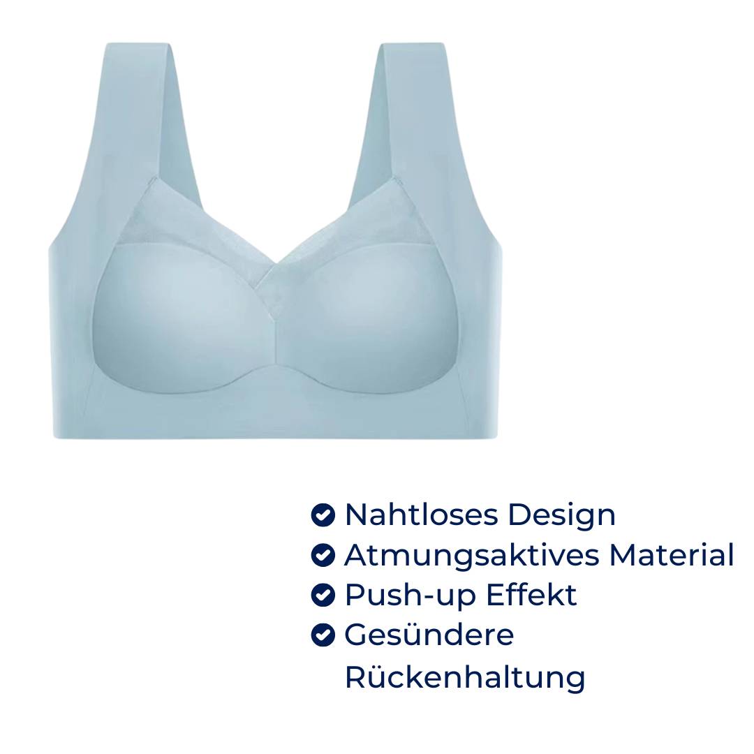LuxeHalt Exklusiv Nahtloser Trägerloser BH – Ultradünn, Elastisch, Push-Up-Effekt, Unsichtbarer Halt Für Dekolleté, Rückenfrei & Alltagstauglich