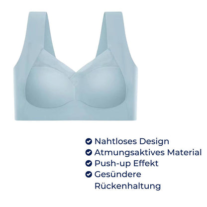 LuxeHalt Exklusiv Nahtloser Trägerloser BH – Ultradünn, Elastisch, Push-Up-Effekt, Unsichtbarer Halt Für Dekolleté, Rückenfrei & Alltagstauglich