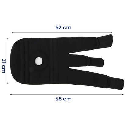 ProFlex Exklusiv Kniebandage mit Verstellbarer Kompression | Zur Schmerzlinderung – Unterstützung bei Verletzungen – Arthritis und Stabilität bei Sport