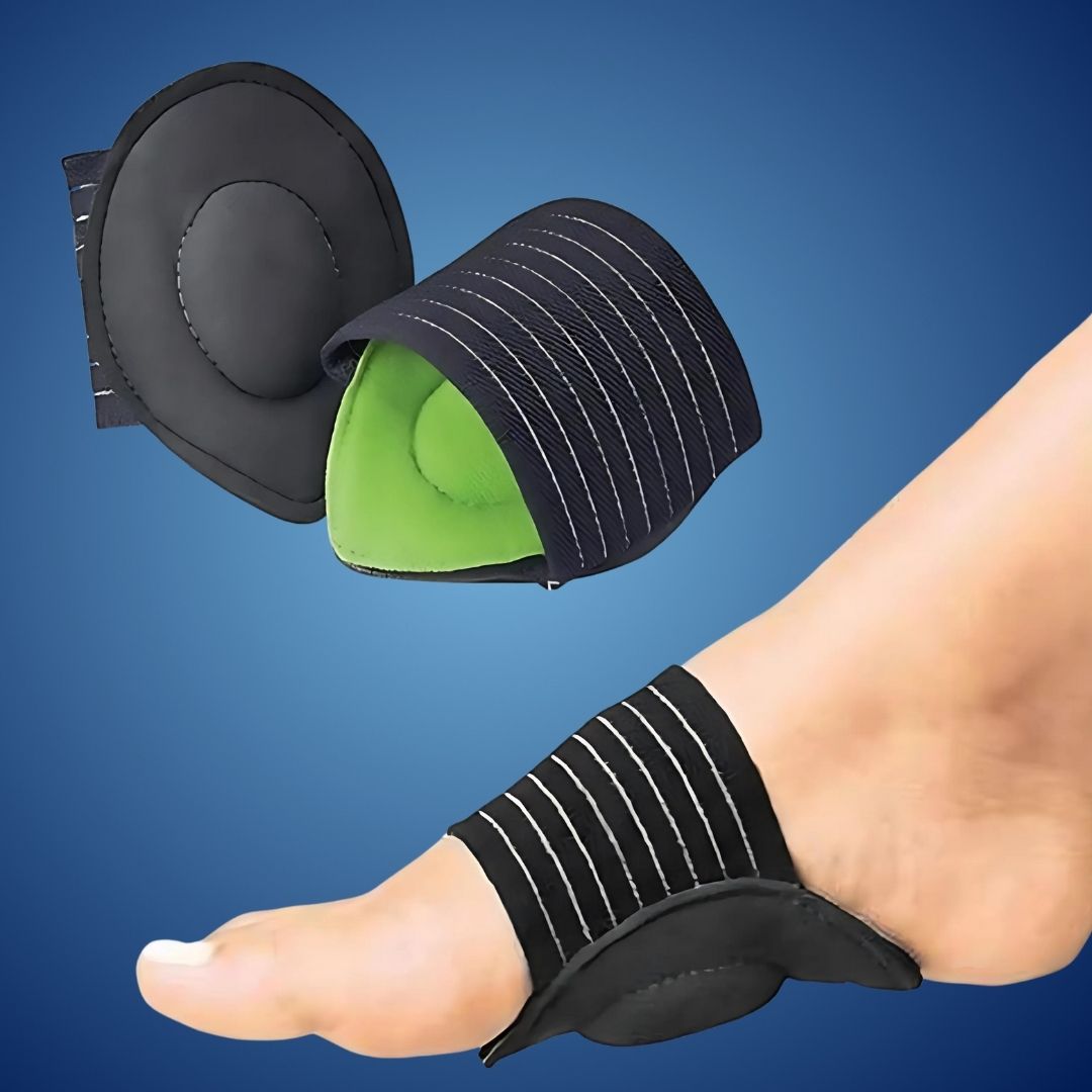 FußFlex Exklusiv Fußgewölbestütze zur Linderung von Plantarschmerzen | Unterstützt und Erhöht Komfort beim Gehen, Laufen und Stehen