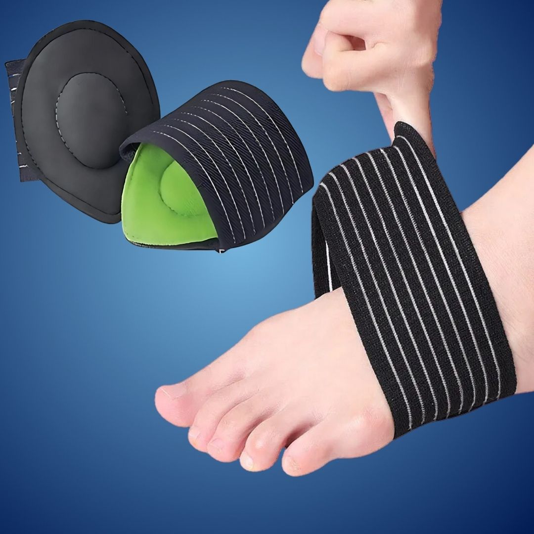FußFlex Exklusiv Fußgewölbestütze zur Linderung von Plantarschmerzen | Unterstützt und Erhöht Komfort beim Gehen, Laufen und Stehen