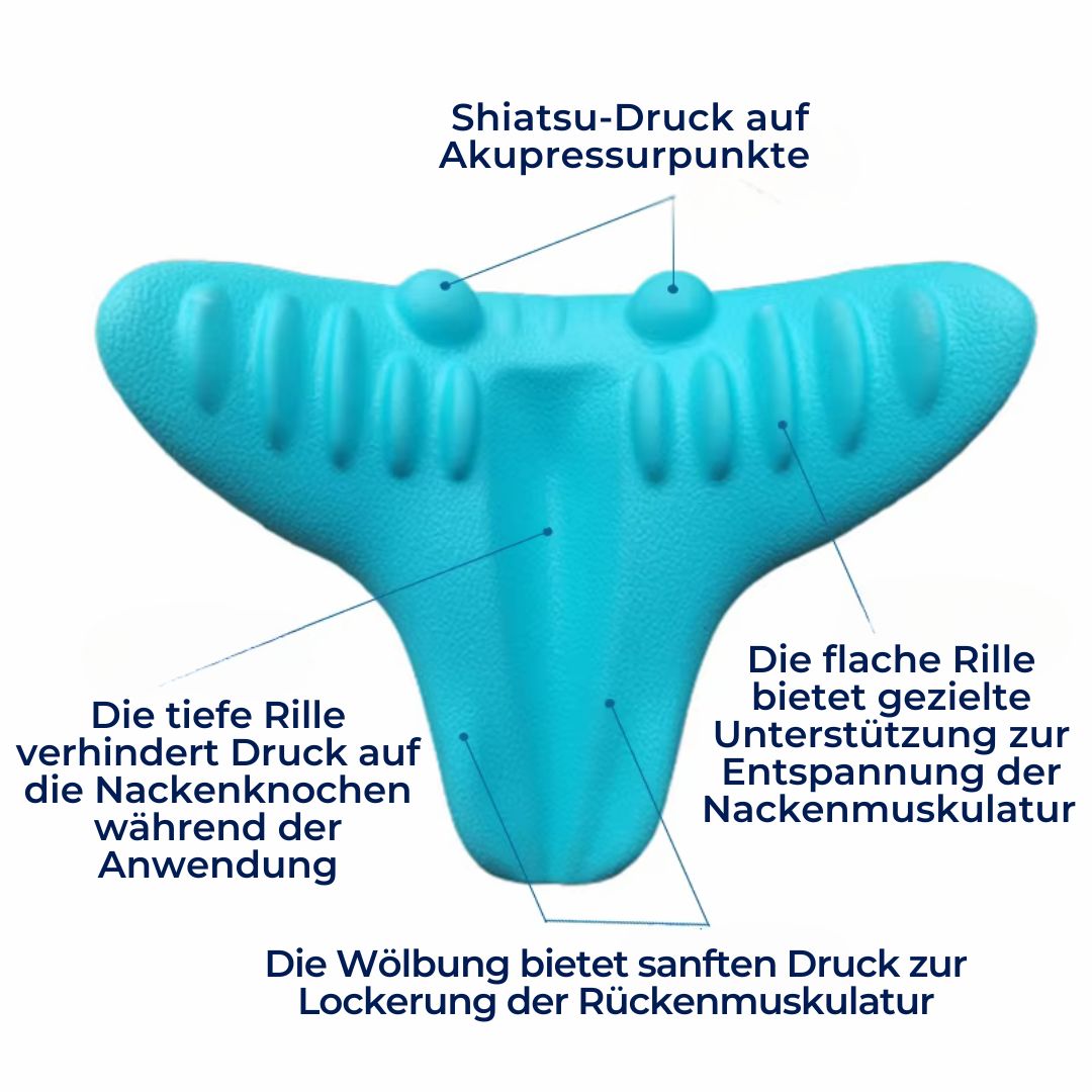 NeckAlign Exklusiv Chiropraktisches Nackenkissen | Nackenstrecker zur Schmerzlinderung, Haltungsverbesserung und besserem Schlaf
