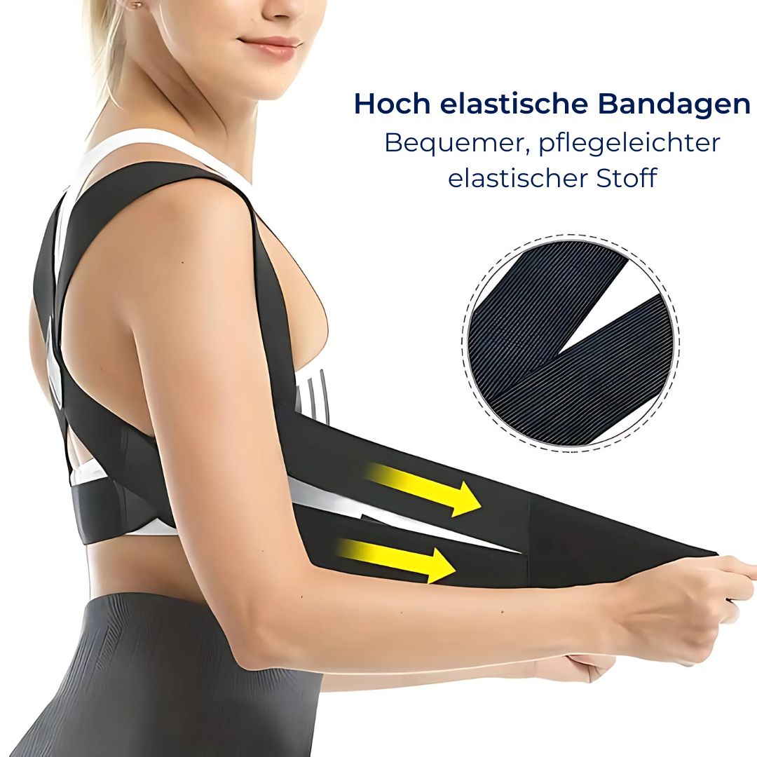 SpineAlign Exklusiv Haltungskorrektor | Verstellbare Stütze für Rücken & Schultern – Lindert Schmerzen & verbessert die Haltung