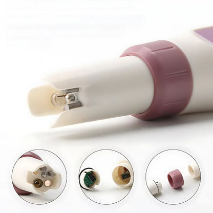 AquaCheck Exklusiv 7-in-1 Wasserqualitätstester – pH, TDS, EC, Temperatur, ORP, Chlor – Für Trinkwasser, Pool, Aquarium, Spa