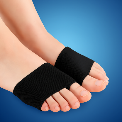 CushionFlex Exklusiv Vorfußschutz | Silikongelkissen - Dämpft Stöße - Schmerzlinderung - Bei Metatarsalgie - Täglicher Komfort