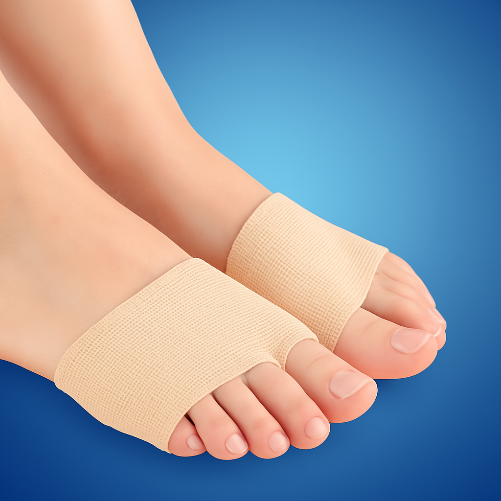 CushionFlex Exklusiv Vorfußschutz | Silikongelkissen - Dämpft Stöße - Schmerzlinderung - Bei Metatarsalgie - Täglicher Komfort