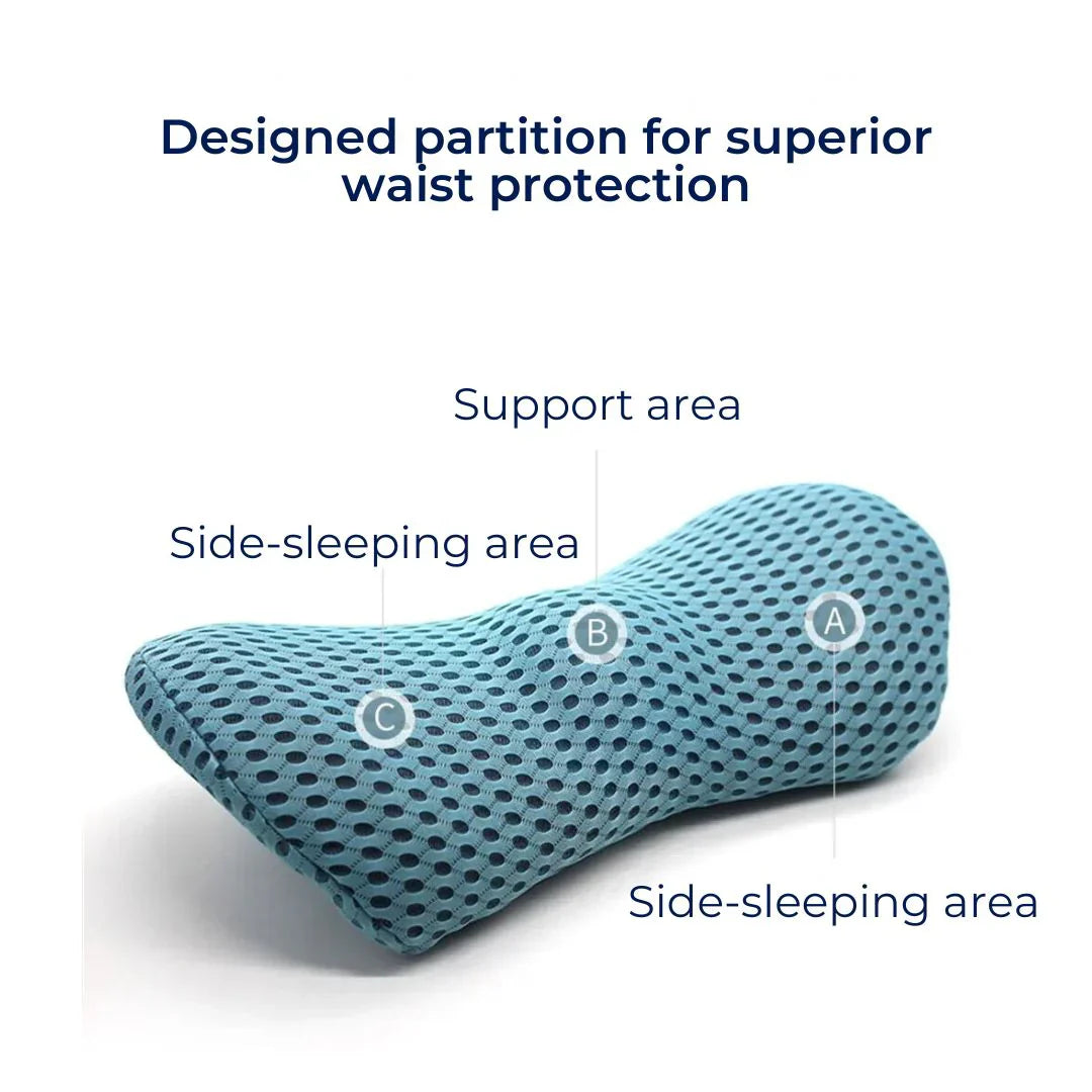 ComfortWave Exklusiv Lendenwirbelstützkissen | Gegen Rückenschmerzen – Ergonomisches Design für Büro, Zuhause und Auto