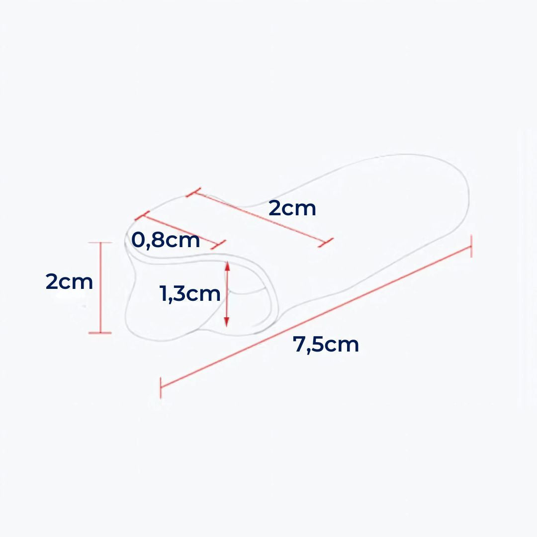BunionGuard Exklusiv Quintus Varus | Zehenspreizer für den kleinen Zeh - Ballenschutzgel - Fehlstellungskorrektur - Schmerzlinderung