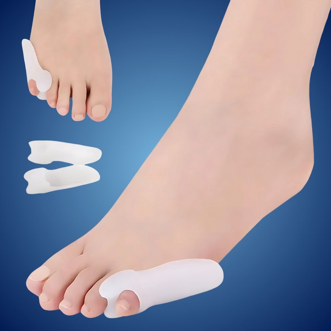 BunionGuard Exklusiv Quintus Varus | Zehenspreizer für den kleinen Zeh - Ballenschutzgel - Fehlstellungskorrektur - Schmerzlinderung