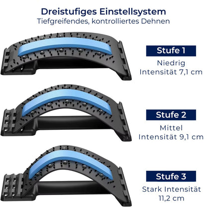 SpineRelief Exklusiv Orthopädischer Rückenstrecker | Haltungskorrektur & Schmerztherapie – Ischias, Bandscheiben, chronische Schmerzen