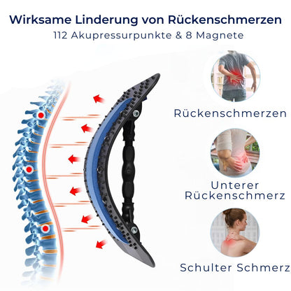 SpineRelief Exklusiv Orthopädischer Rückenstrecker | Haltungskorrektur & Schmerztherapie – Ischias, Bandscheiben, chronische Schmerzen