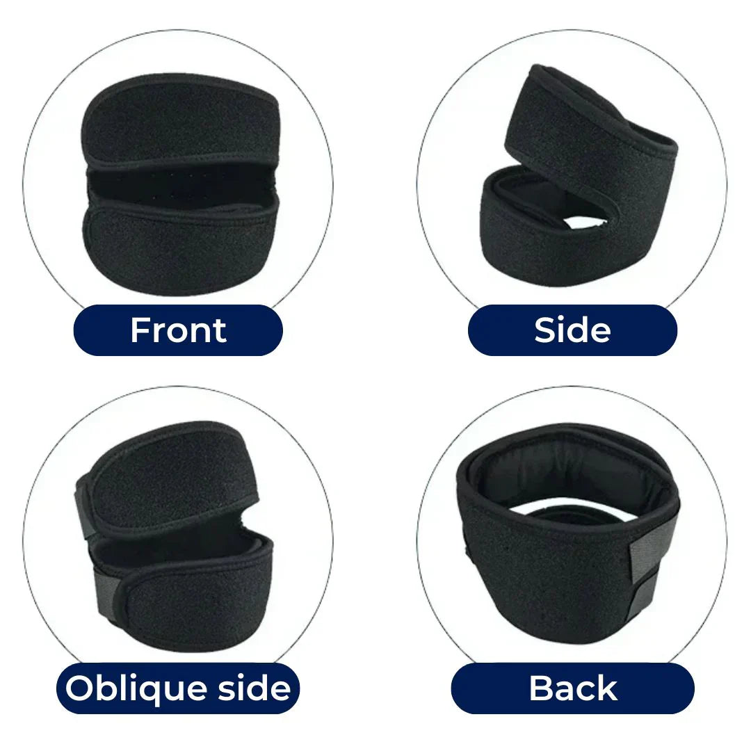 FlexiKnee Exklusiv Multifunktionale Kniebandage | Verstellbare Kompression zur Schmerzlinderung & Vorbeugung von Gelenkbeschwerden