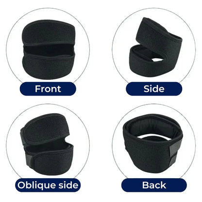 FlexiKnee Exklusiv Multifunktionale Kniebandage | Verstellbare Kompression zur Schmerzlinderung & Vorbeugung von Gelenkbeschwerden