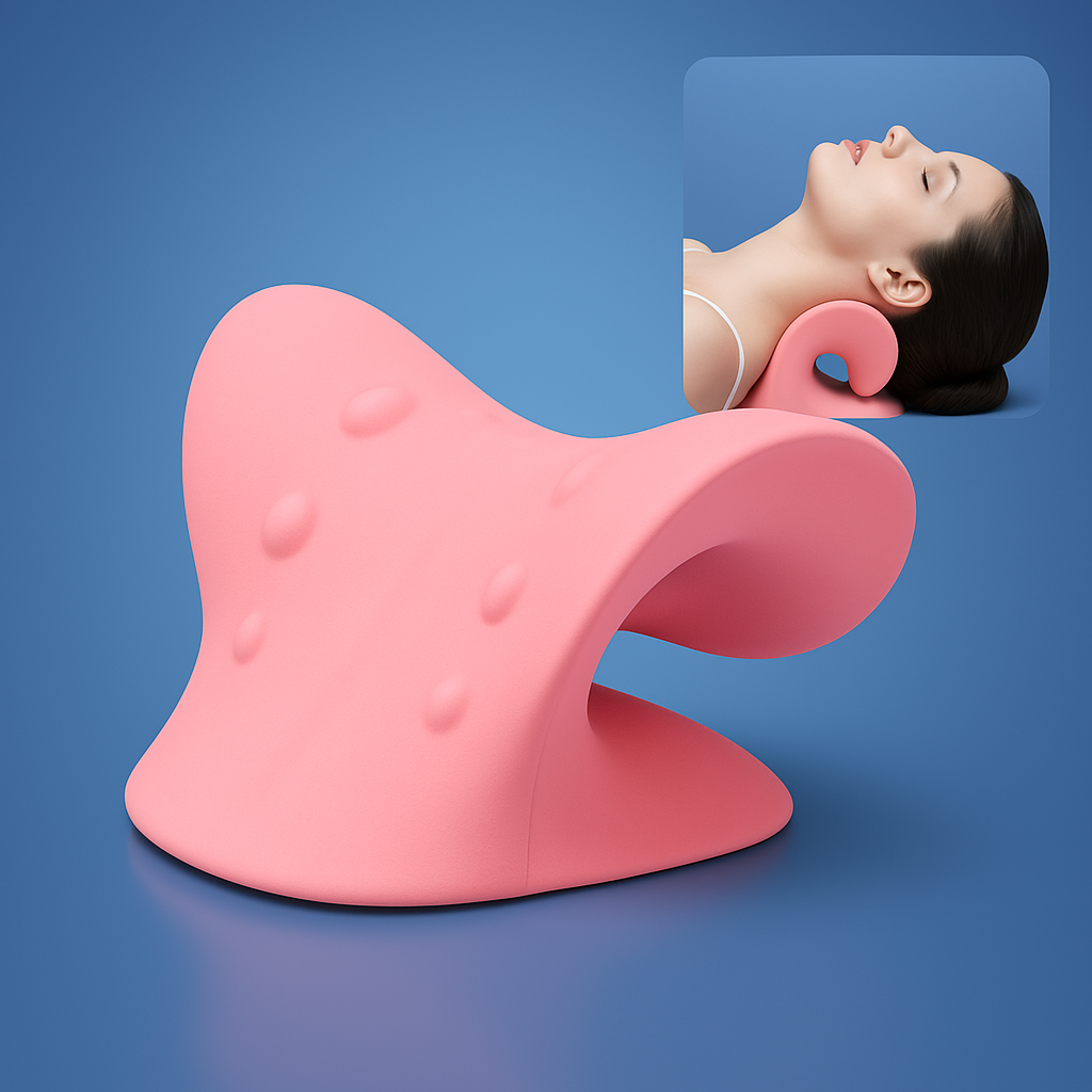 NeckAlign Exklusiv Chiropraktisches Nackenkissen | Nackenstrecker zur Schmerzlinderung, Haltungsverbesserung und besserem Schlaf