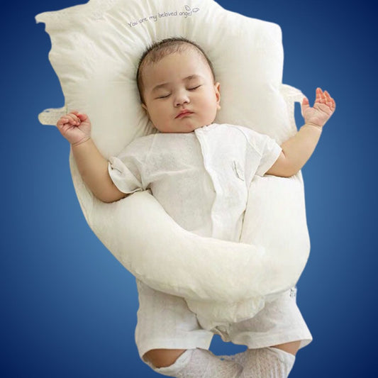ReinNest Exklusiv - Antibakterielles hypoallergenes Schmusekissen - für Kleinkinder - Weich, Atmungsaktiv, Waschbar, Stützend - Erholsamer Schlaf