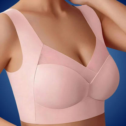 LuxeHalt Exklusiv Nahtloser Trägerloser BH – Ultradünn, Elastisch, Push-Up-Effekt, Unsichtbarer Halt Für Dekolleté, Rückenfrei & Alltagstauglich