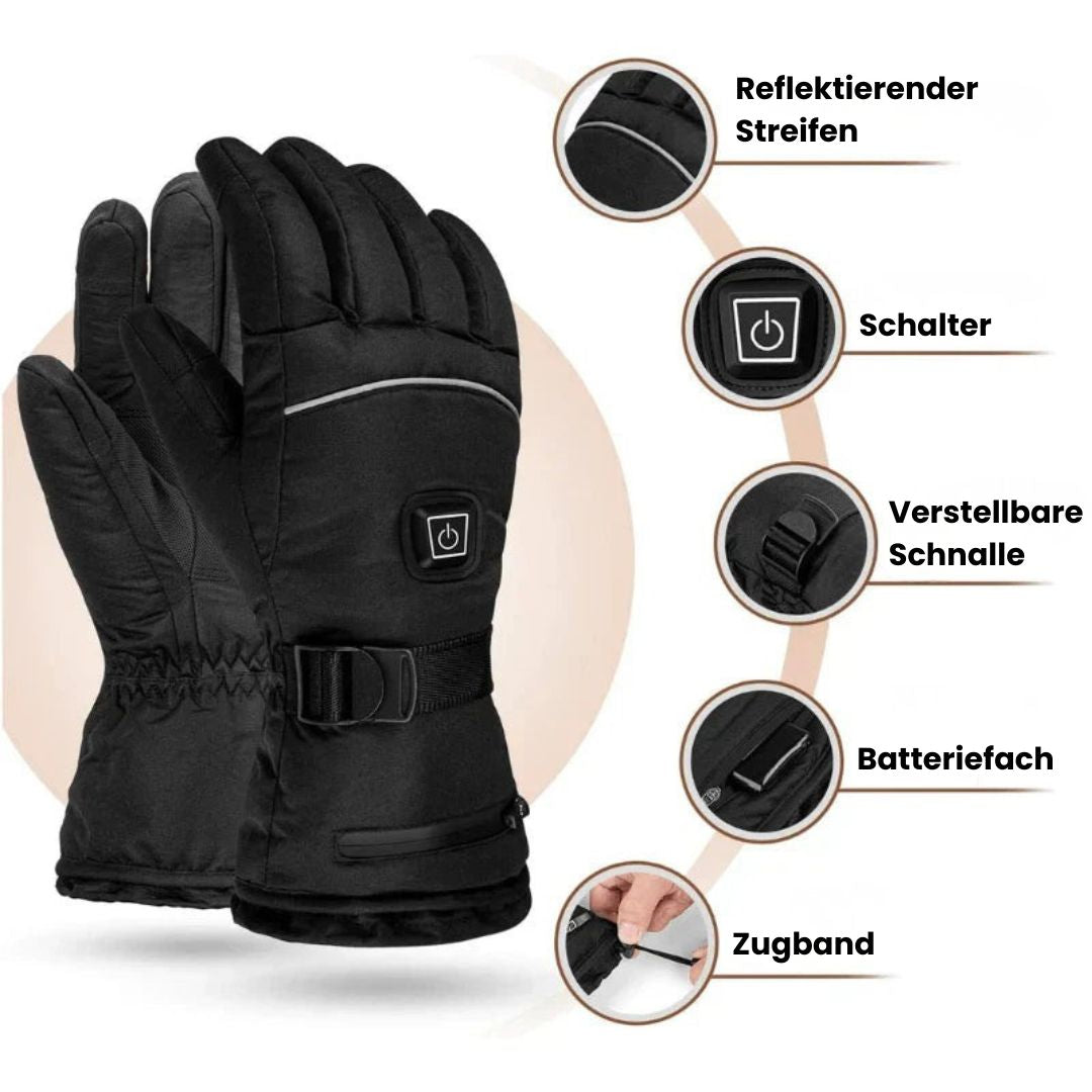 Beheizbare Handschuhe geeignet für Winter | Handschuhe mit Heizung | HeatKraft