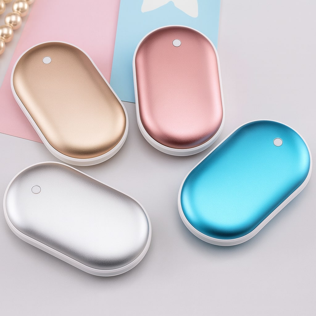 Elektrische Handwärmer & Taschenwärmer inklusive Powerbank | HandHimmel