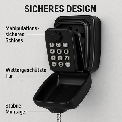 Schlüsseltresor Außen | Schlüsselsafe inklusive Code | SafeHaus