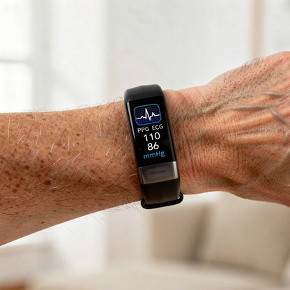 Smartwatch mit EKG, Herzfrequenz, Blutdruck & Schlaftracking geeignet für Damen und Herren | Fitness Tracker | Vitaro